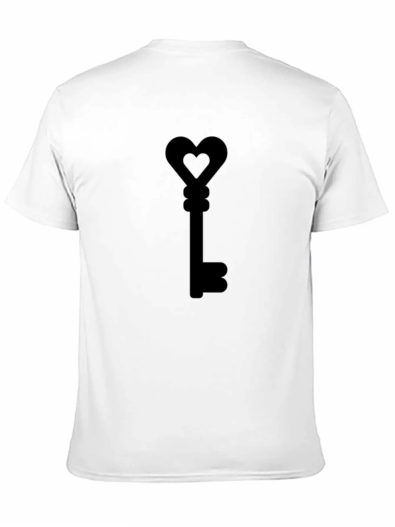 Key With Heart Classic Fit Graphic Tee For Daily Comfort – Unisex Cotton Shirt