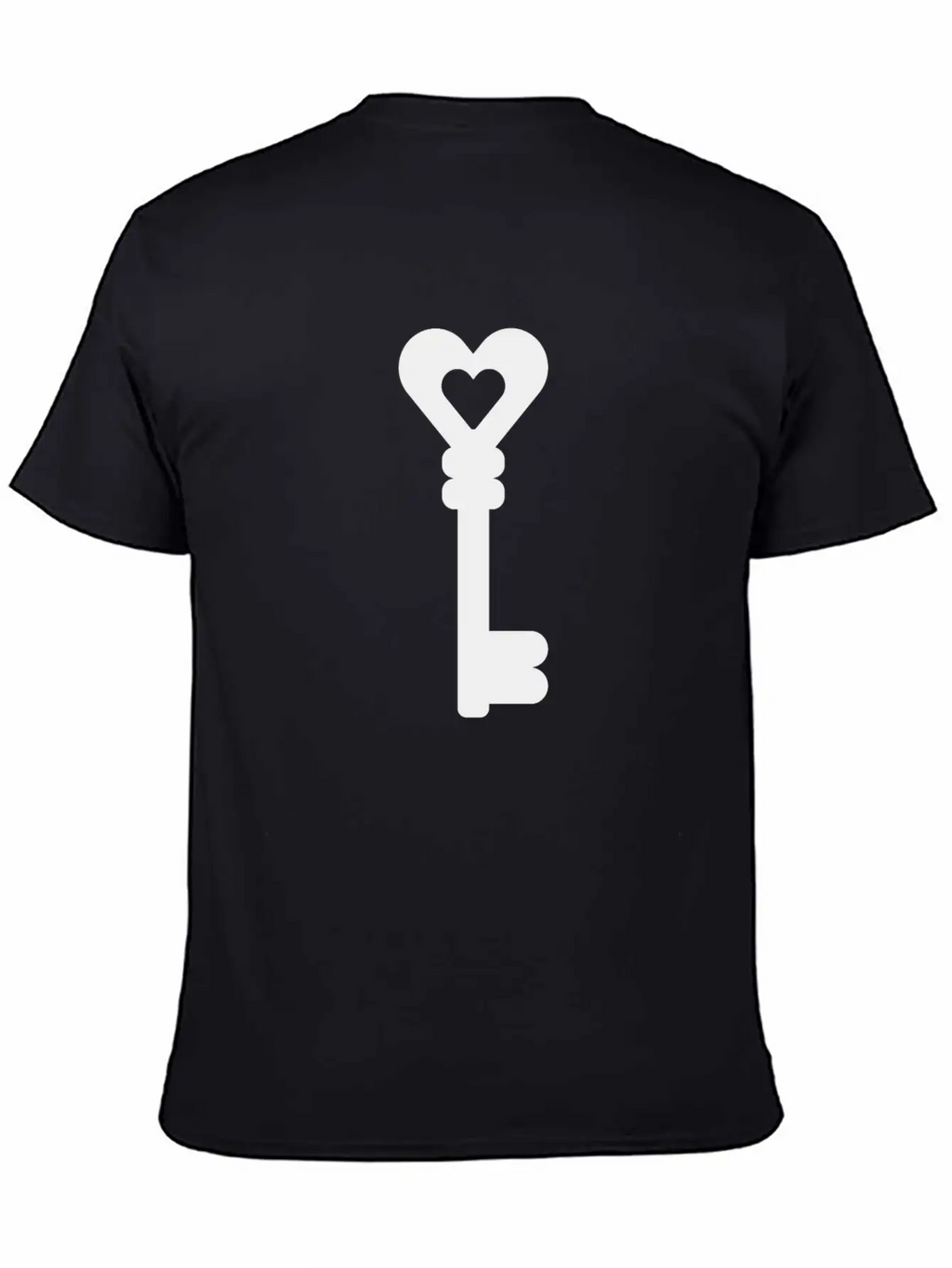 Key With Heart Classic Fit Graphic Tee For Daily Comfort – Unisex Cotton Shirt