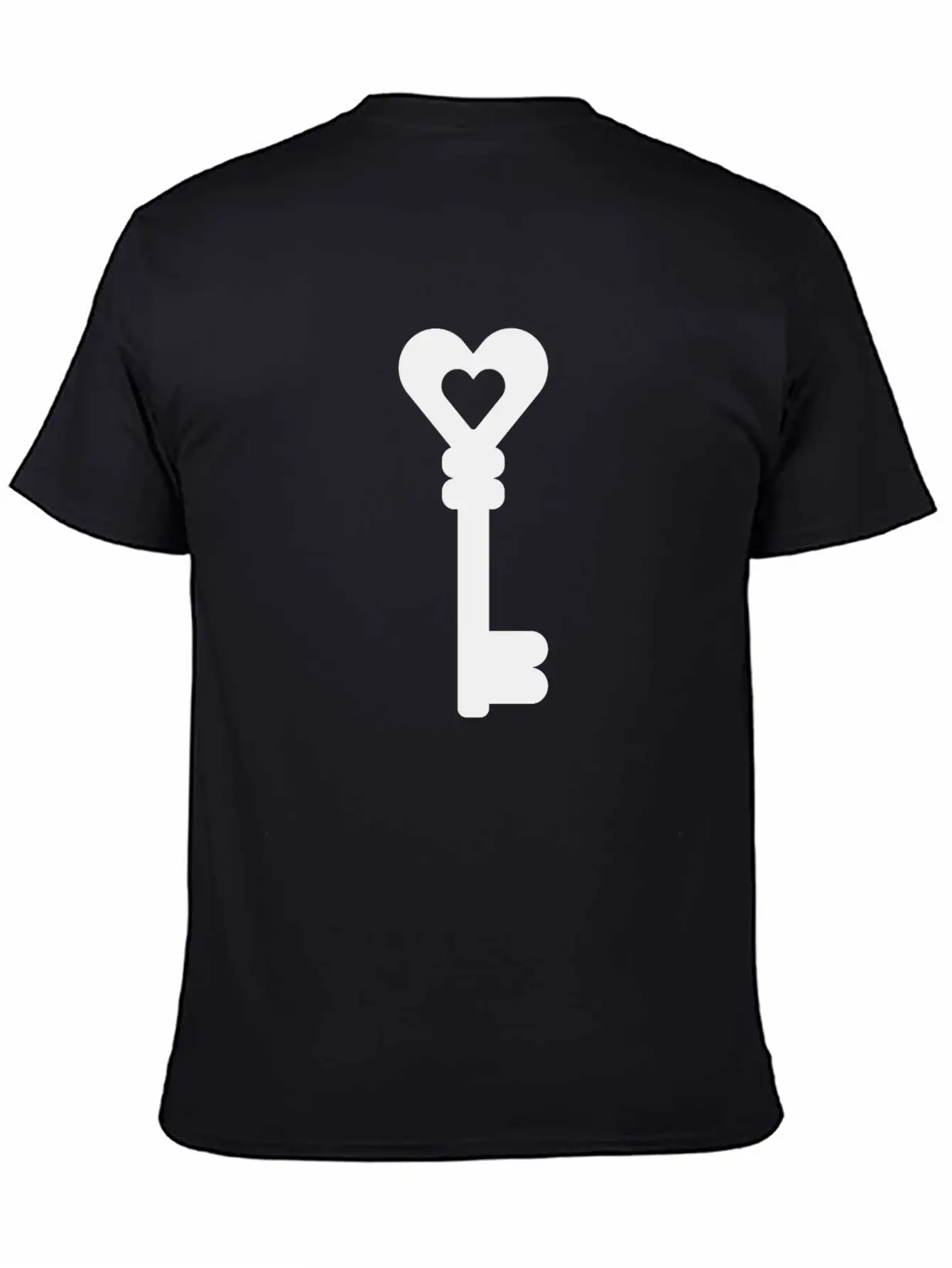 Key With Heart Classic Fit Graphic Tee For Daily Comfort – Unisex Cotton Shirt