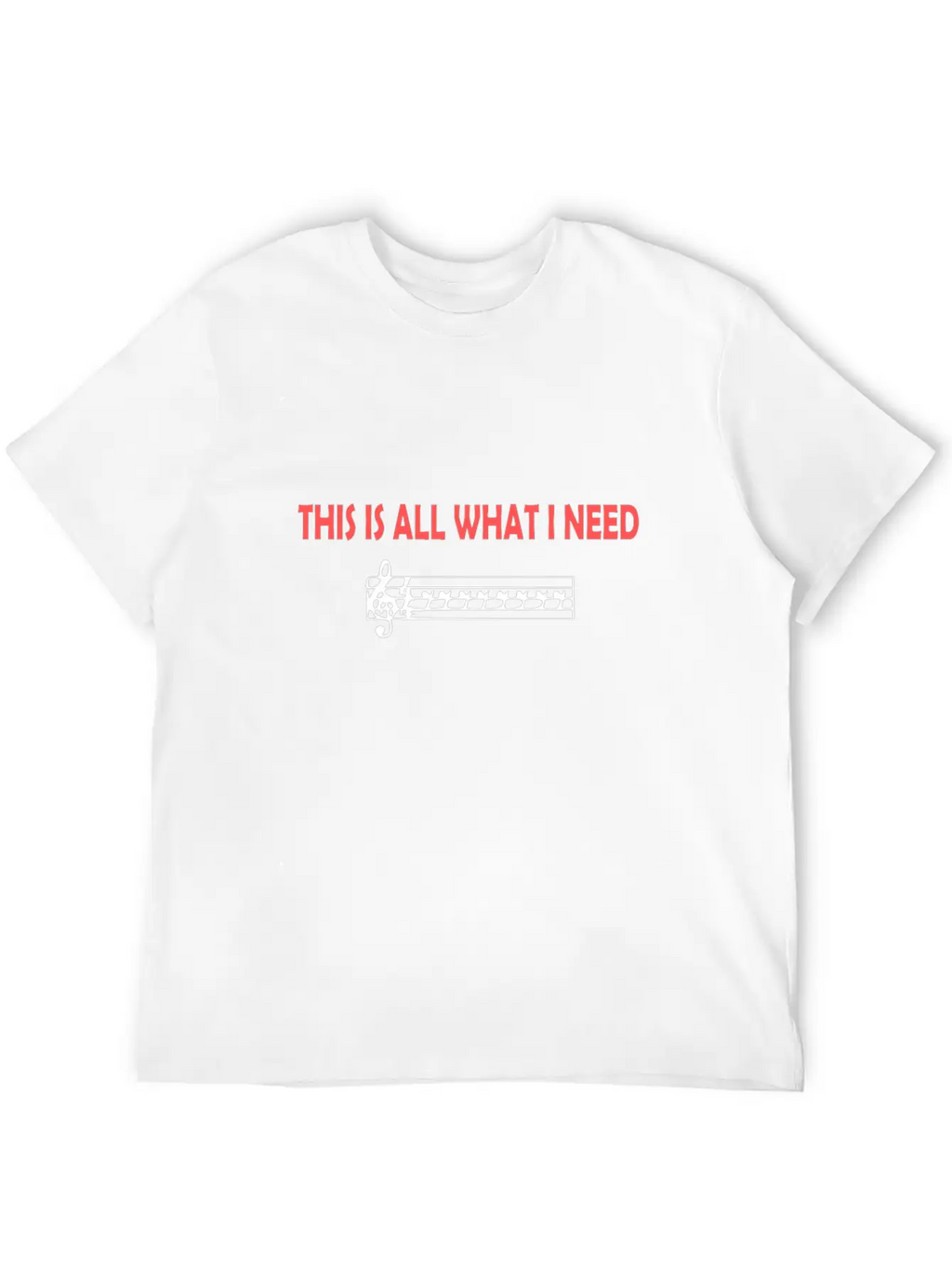 Keyboard Break, Reading Notes Saying Unisex Short Sleeve Soft Cotton T-Shirt – Casual Everyday Wear