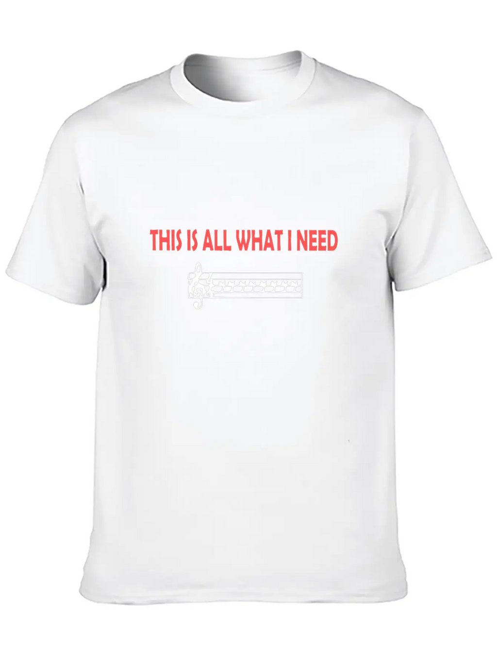 Keyboard Break, Reading Notes Saying Unisex Short Sleeve Soft Cotton T-Shirt – Casual Everyday Wear