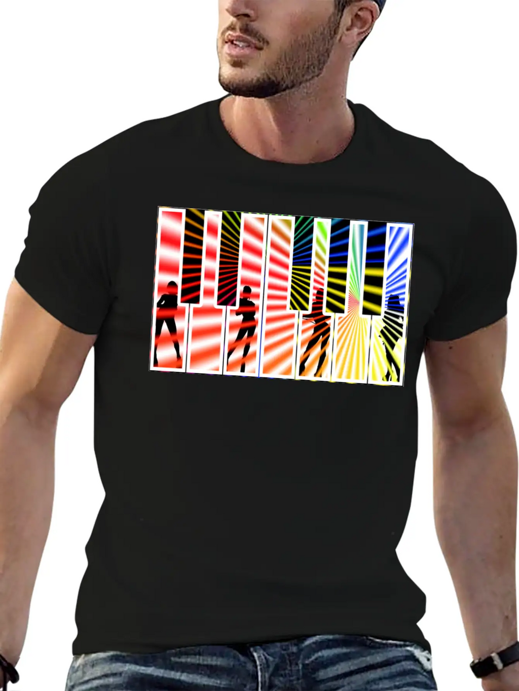 Keyboard Classic Fit Graphic Tee For Daily Comfort – Unisex Cotton Shirt