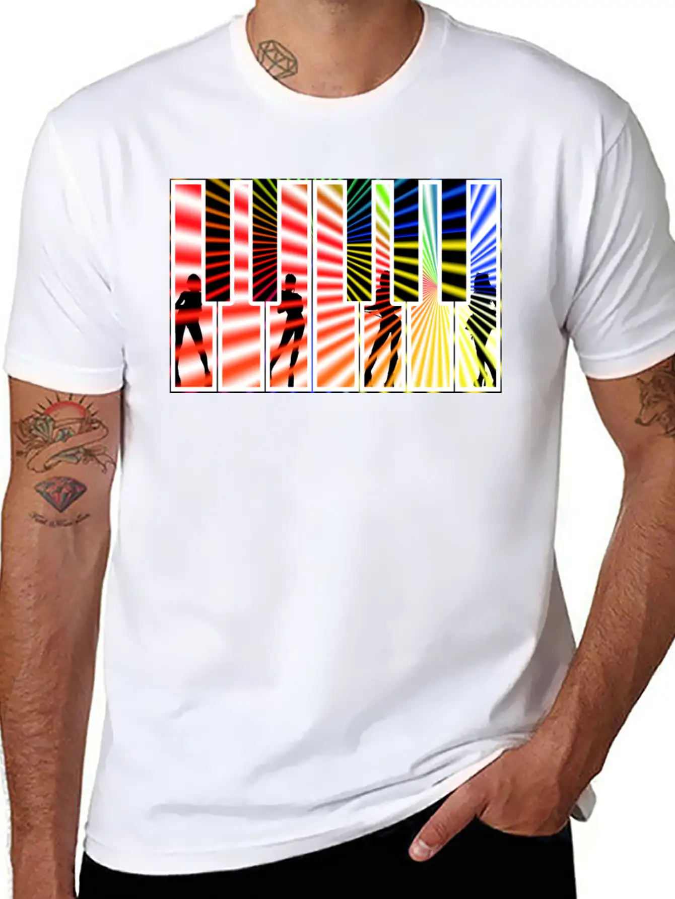 Keyboard Classic Fit Graphic Tee For Daily Comfort – Unisex Cotton Shirt