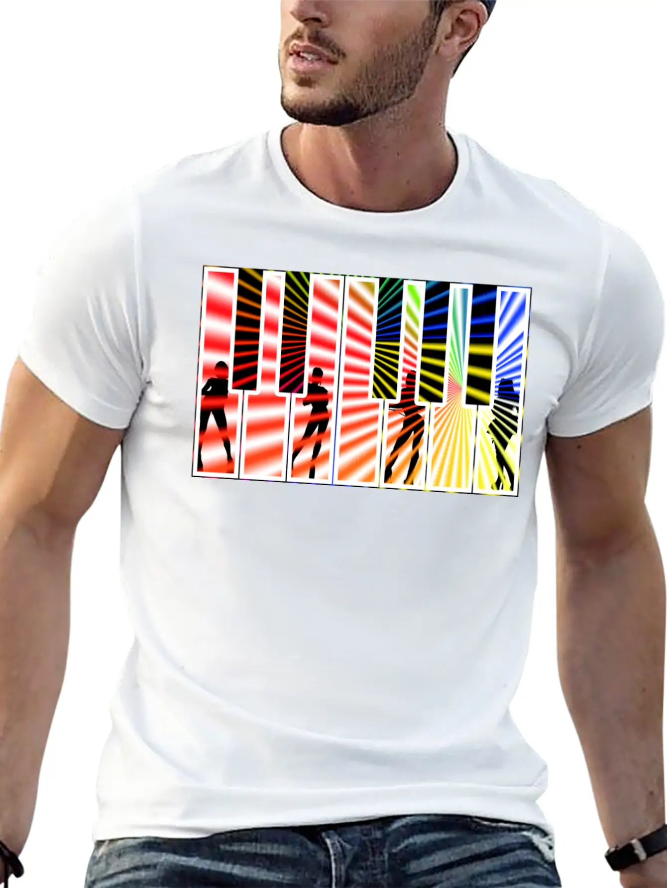 Keyboard Classic Fit Graphic Tee For Daily Comfort – Unisex Cotton Shirt