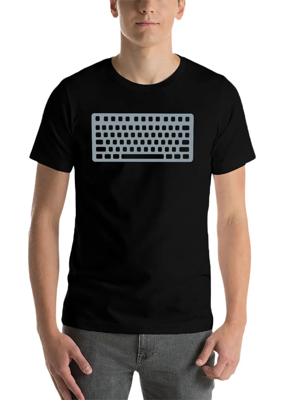 Keyboard Stylish Everyday T-Shirt – Unisex Basic Cotton Tee