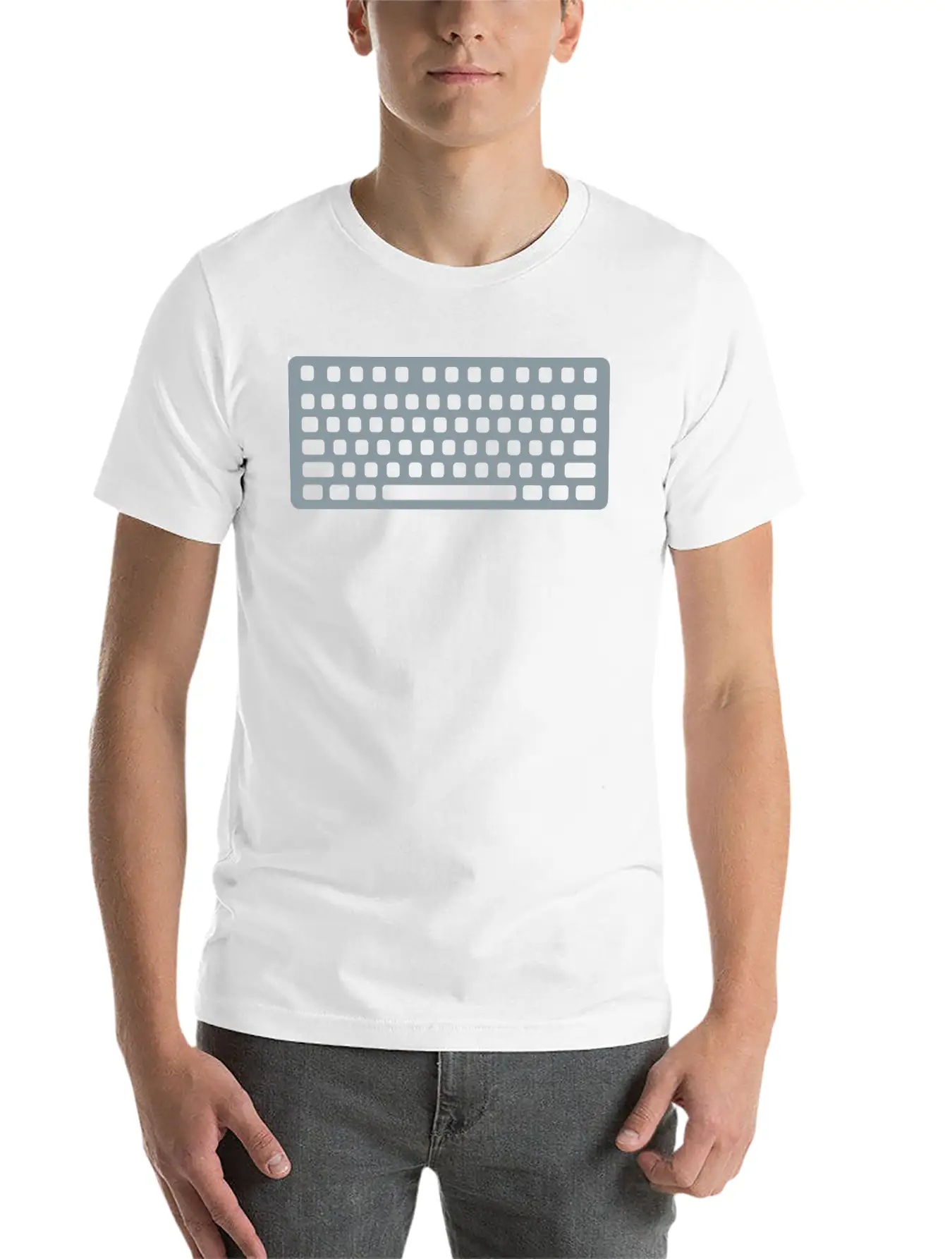 Keyboard Stylish Everyday T-Shirt – Unisex Basic Cotton Tee