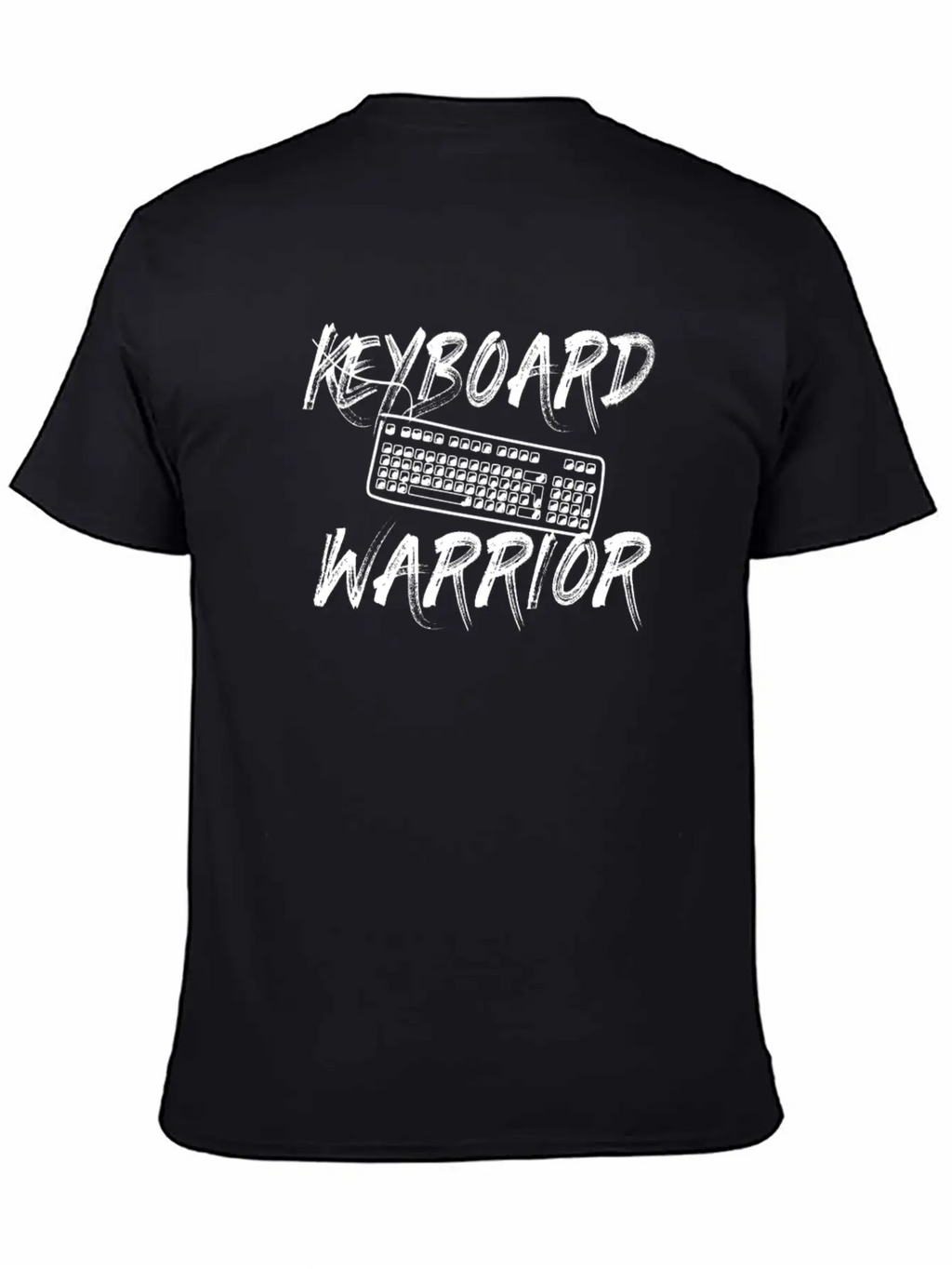 Keyboard Warrior Gamer Internet Social Media Gift Unisex Casual T-Shirt – Clean Design For Daily Comfort