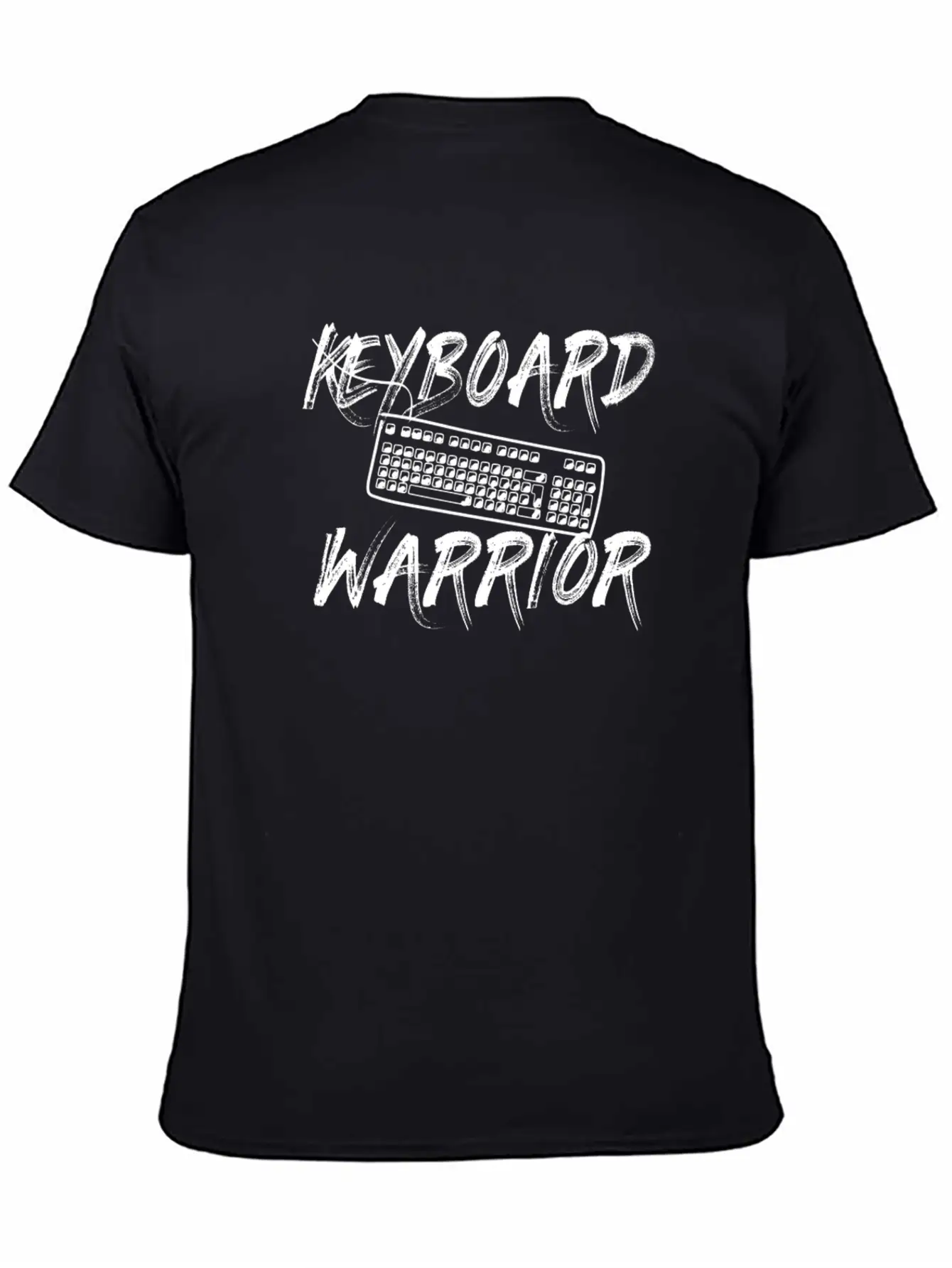Keyboard Warrior Gamer Internet Social Media Gift Unisex Casual T-Shirt – Clean Design For Daily Comfort