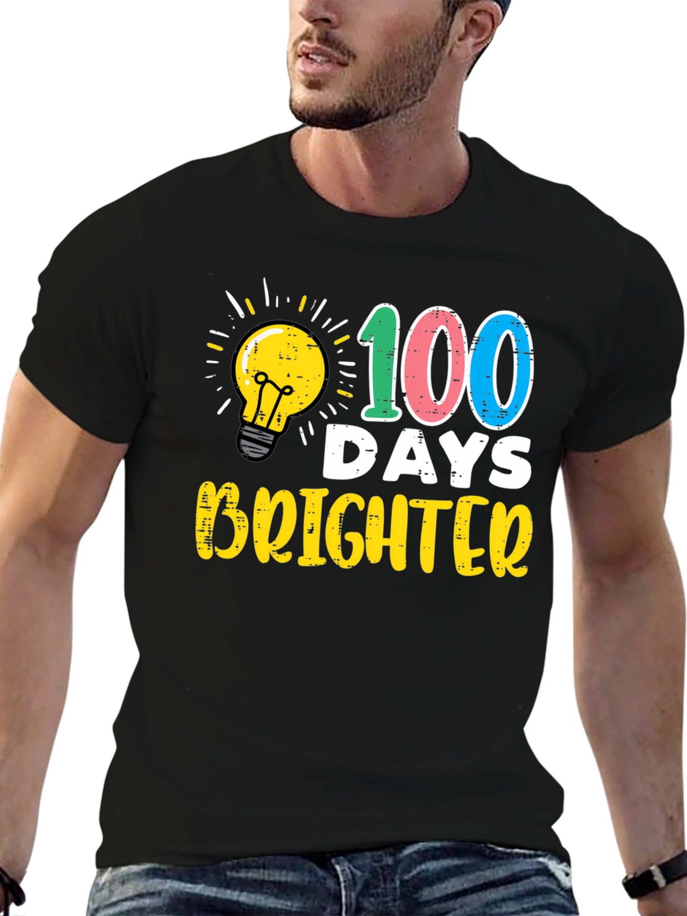 100 Days Brighter Teacher T-Shirt