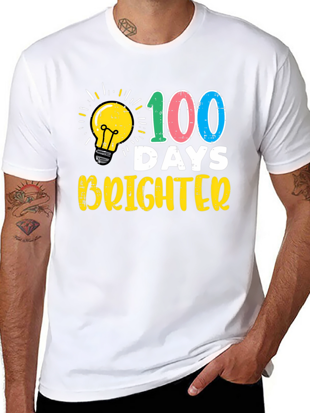 100 Days Brighter Teacher T-Shirt