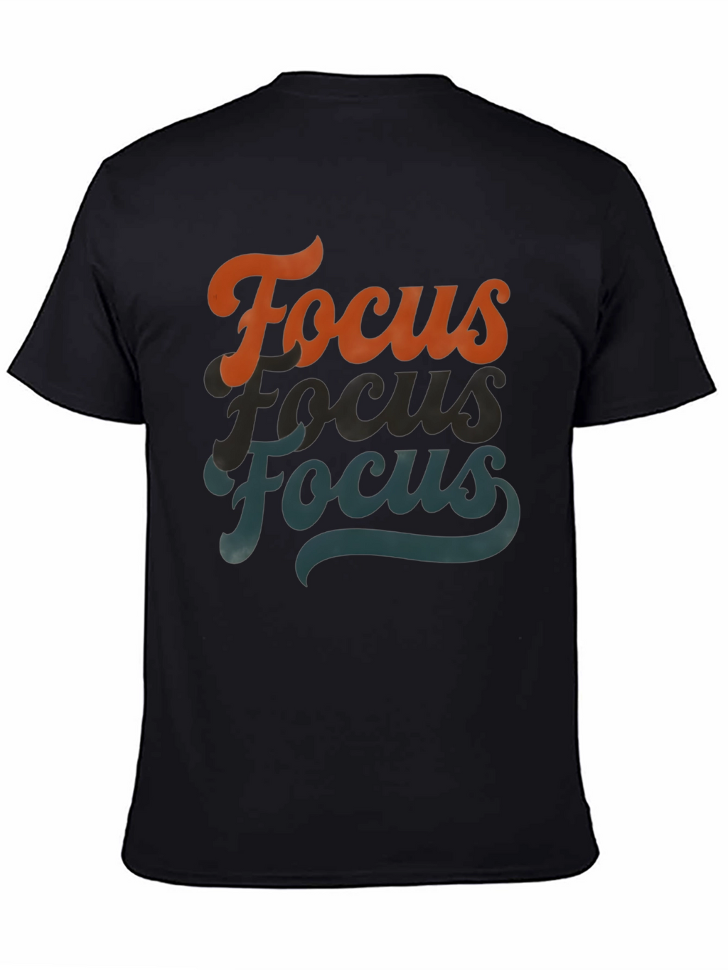 Focus Retro Graphic Tee - Black T-Shirt