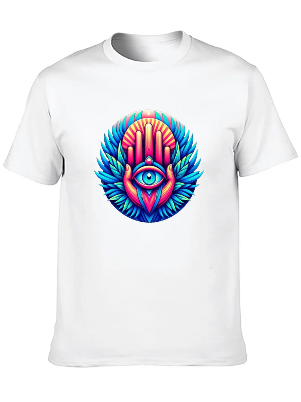 Khmissa Vibration Unisex Short Sleeve Soft Cotton T-Shirt – Casual Everyday Wear