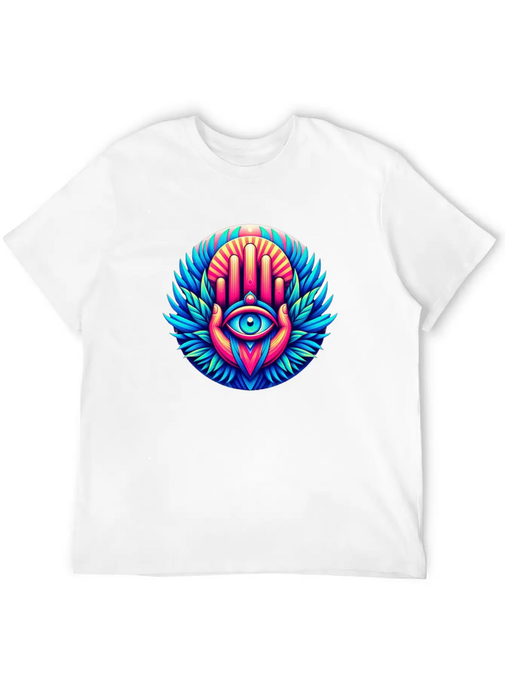 Khmissa Vibration Unisex Short Sleeve Soft Cotton T-Shirt – Casual Everyday Wear