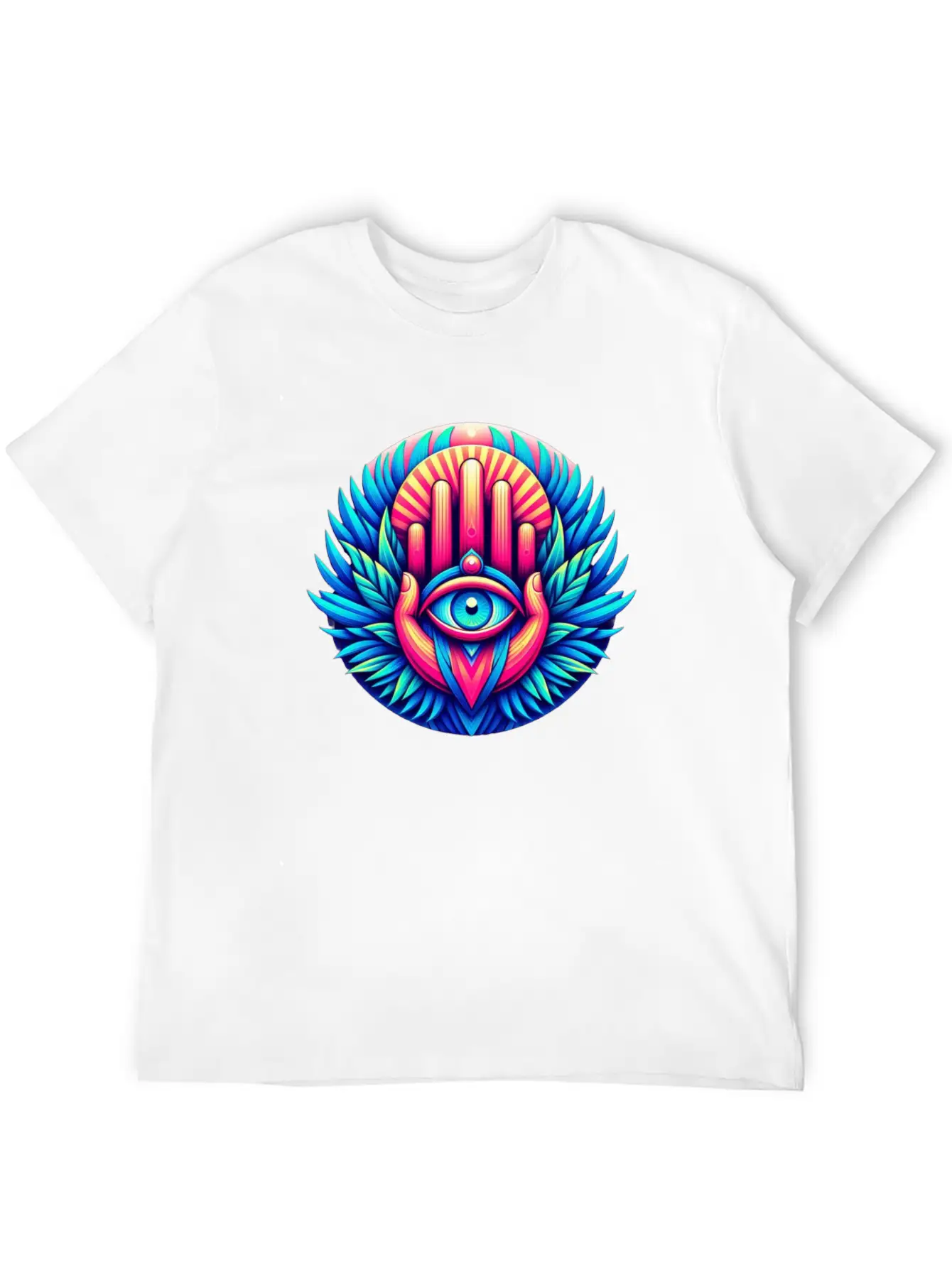 Khmissa Vibration Unisex Short Sleeve Soft Cotton T-Shirt – Casual Everyday Wear