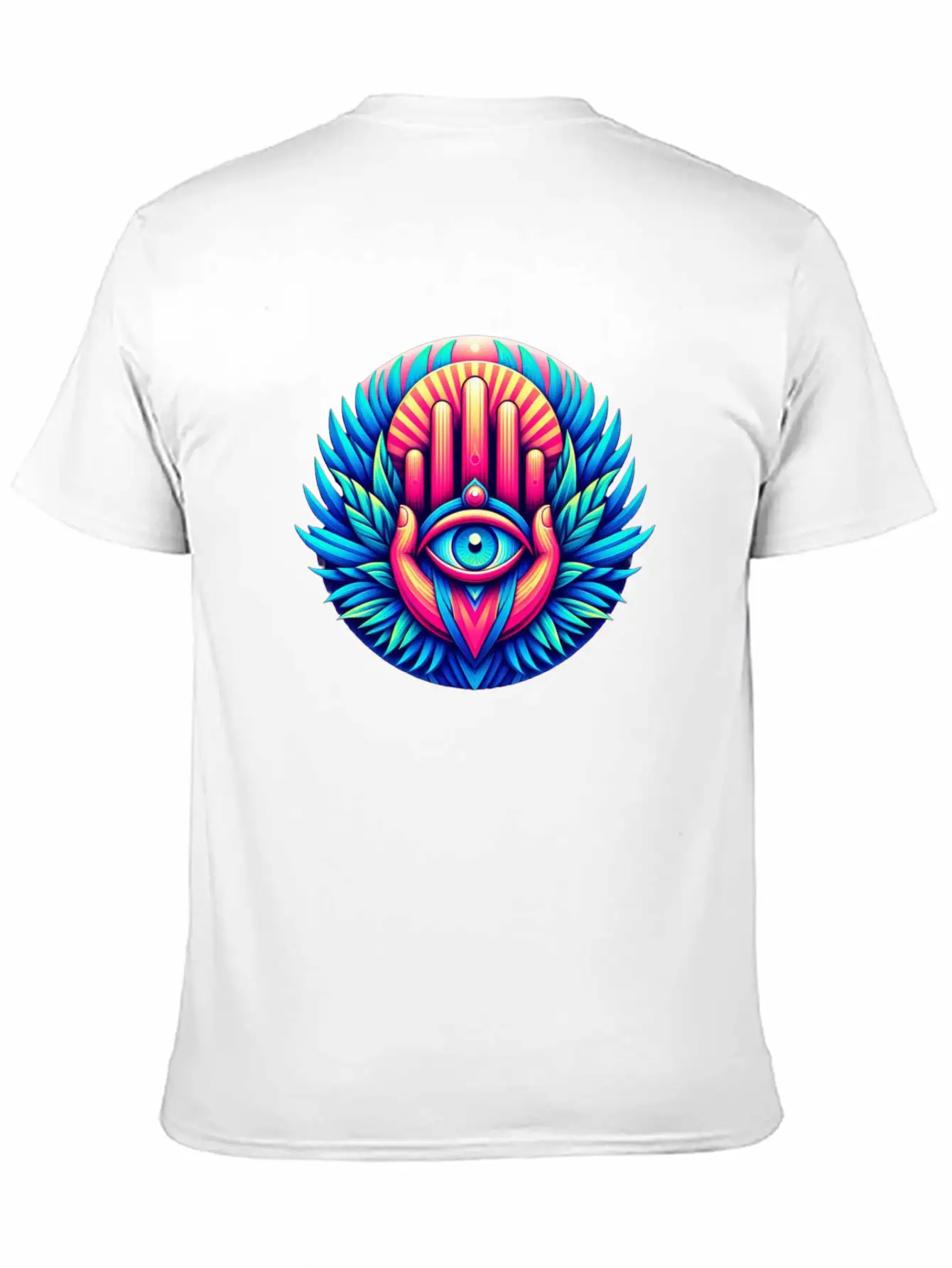 Khmissa Vibration Unisex Short Sleeve Soft Cotton T-Shirt – Casual Everyday Wear