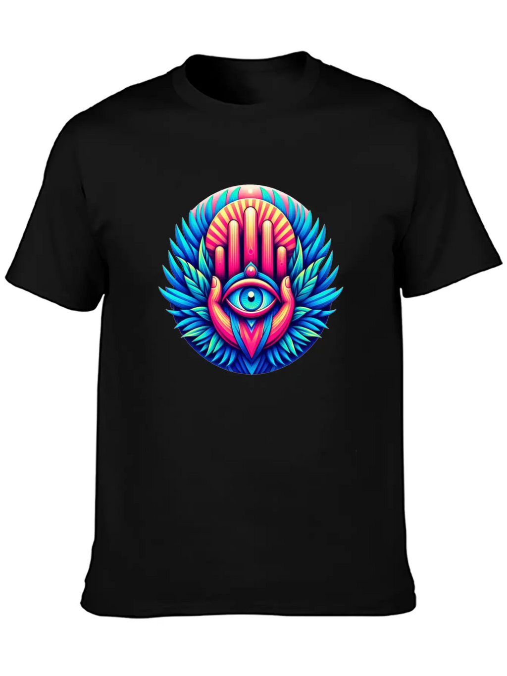 Khmissa Vibration Unisex Short Sleeve Soft Cotton T-Shirt – Casual Everyday Wear