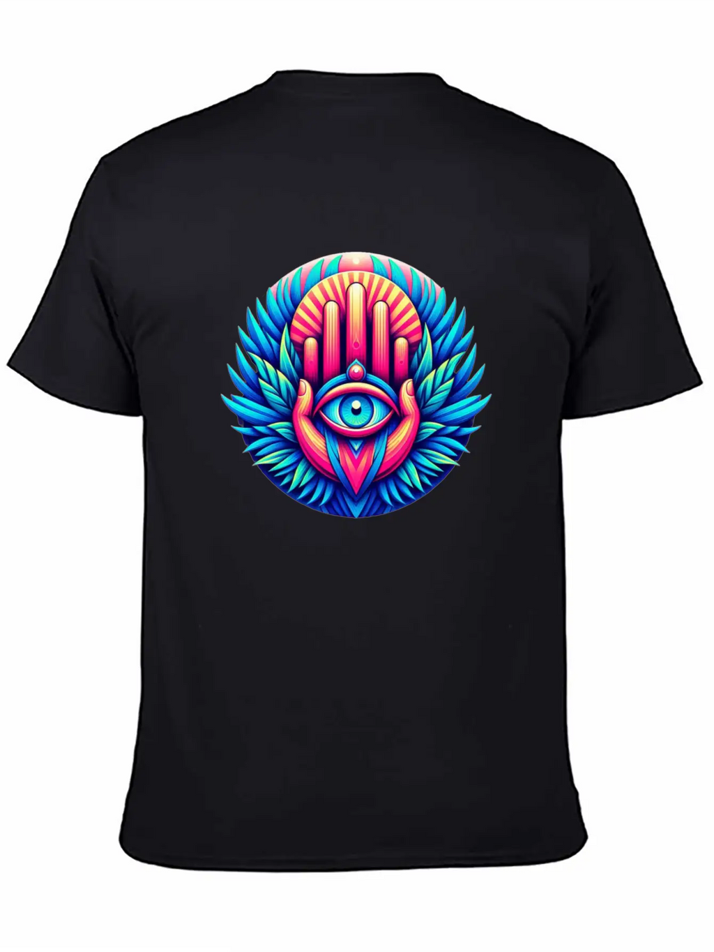 Khmissa Vibration Unisex Short Sleeve Soft Cotton T-Shirt – Casual Everyday Wear