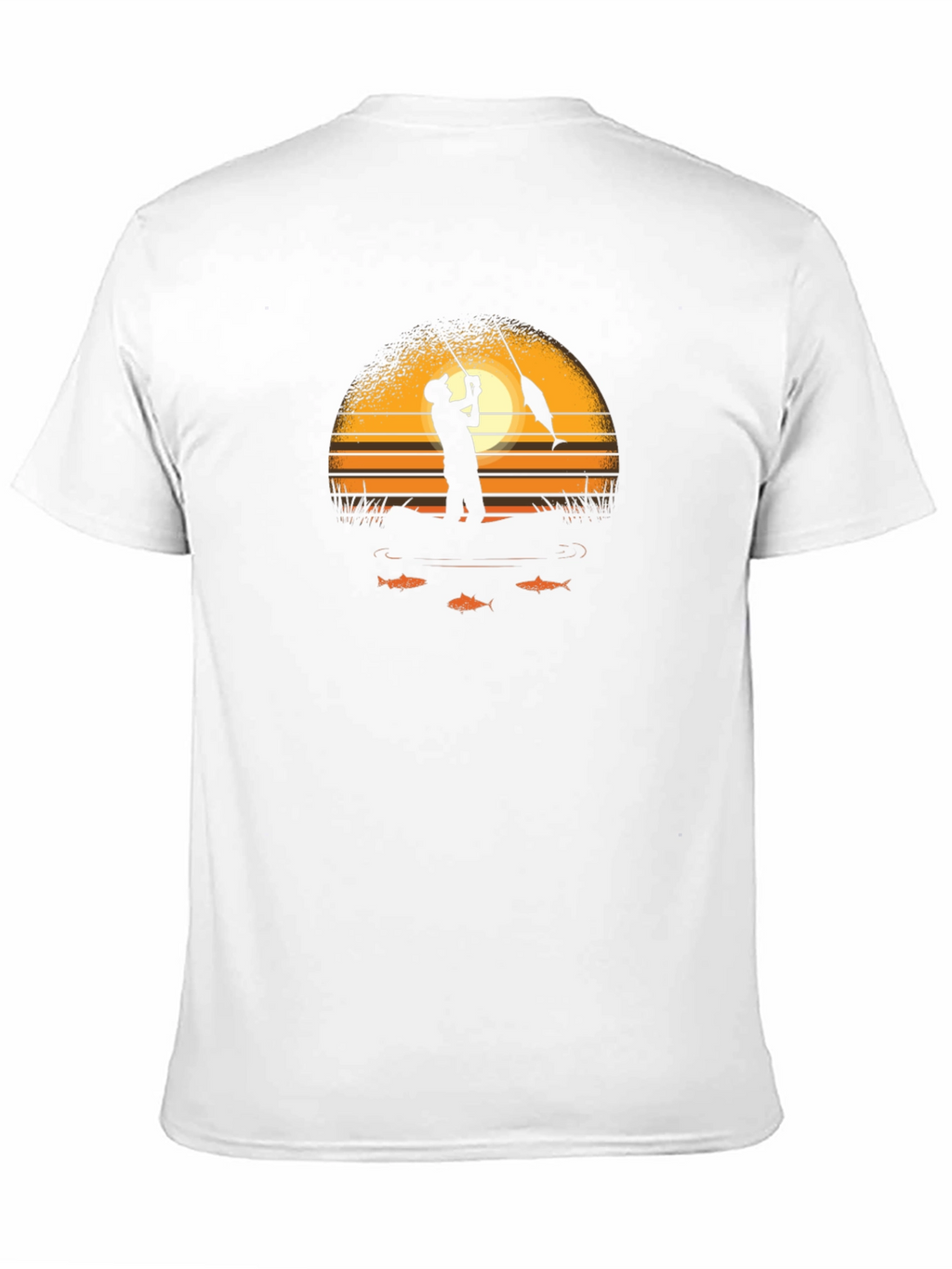 Sunset Fishing Graphic Tee