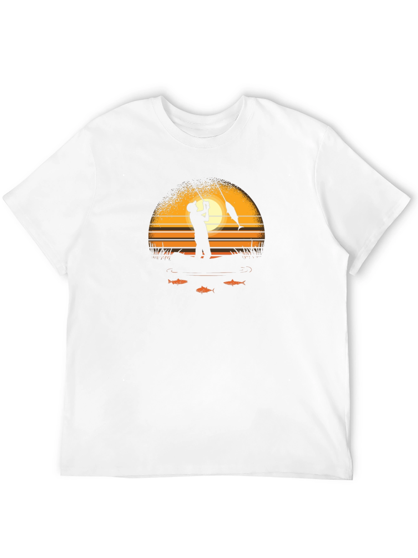 Sunset Fishing Graphic Tee
