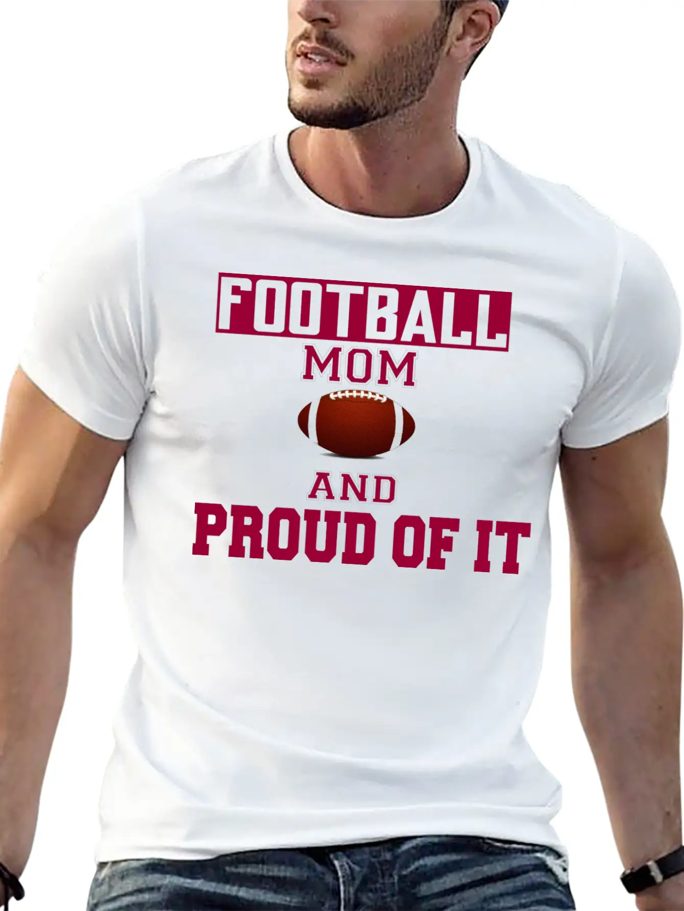 Kickoff Couture A Football Mom's Wardrobe Proud Stylish Everyday T-Shirt – Unisex Basic Cotton Tee