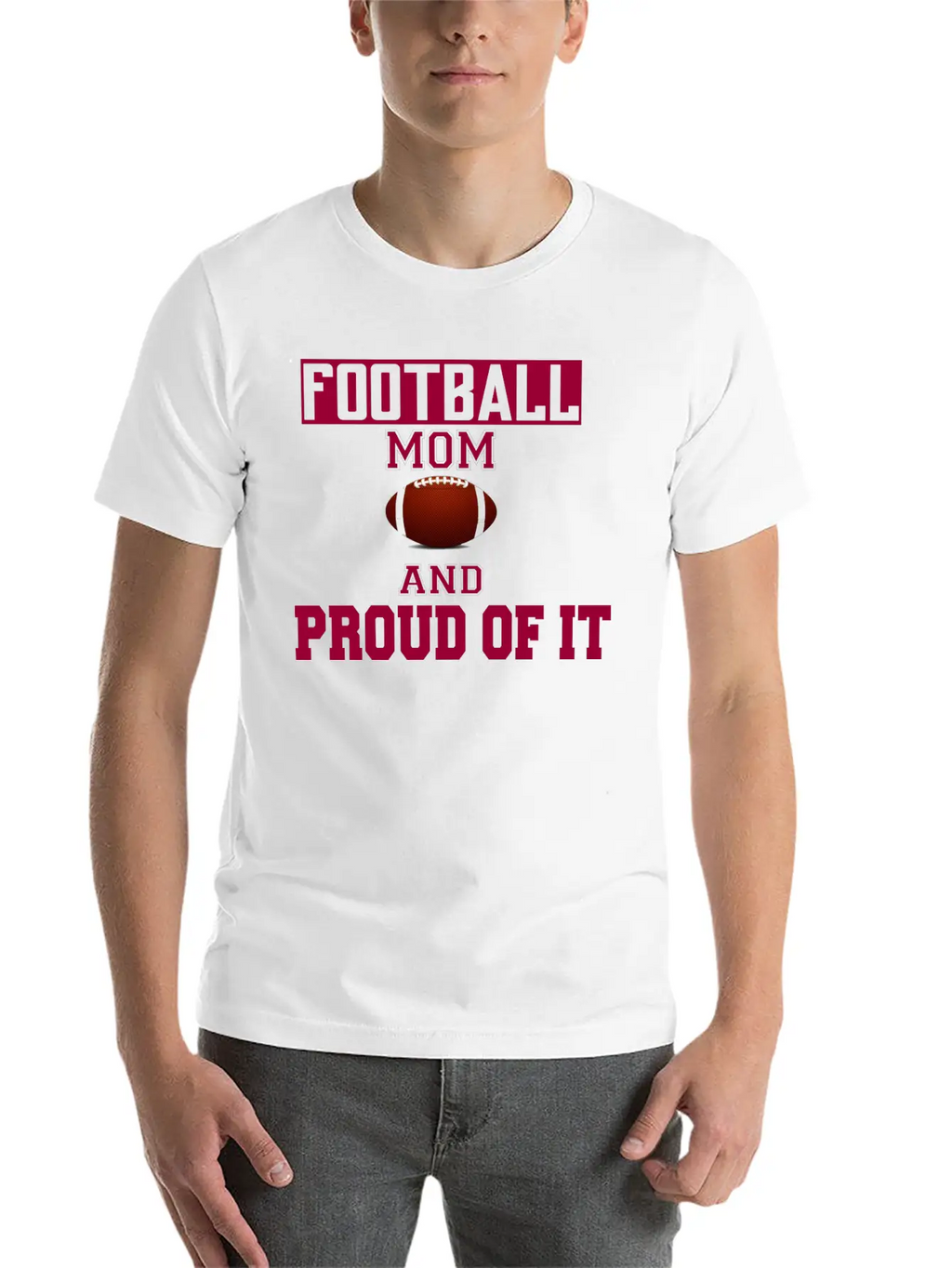 Kickoff Couture A Football Mom's Wardrobe Proud Stylish Everyday T-Shirt – Unisex Basic Cotton Tee