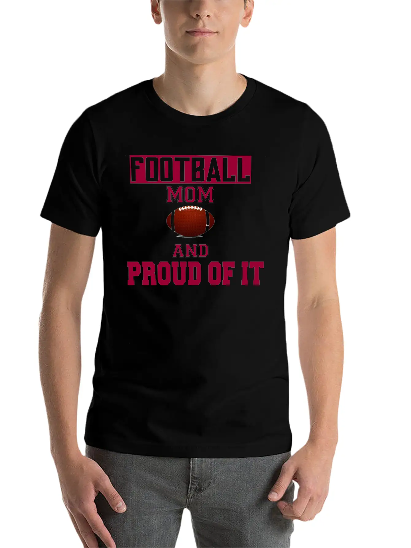 Kickoff Couture A Football Mom's Wardrobe Proud Stylish Everyday T-Shirt – Unisex Basic Cotton Tee