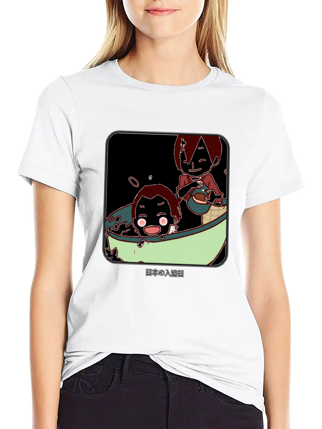 Kid´s Bathing Day In Japan Unisex Casual T-Shirt – Clean Design For Daily Comfort