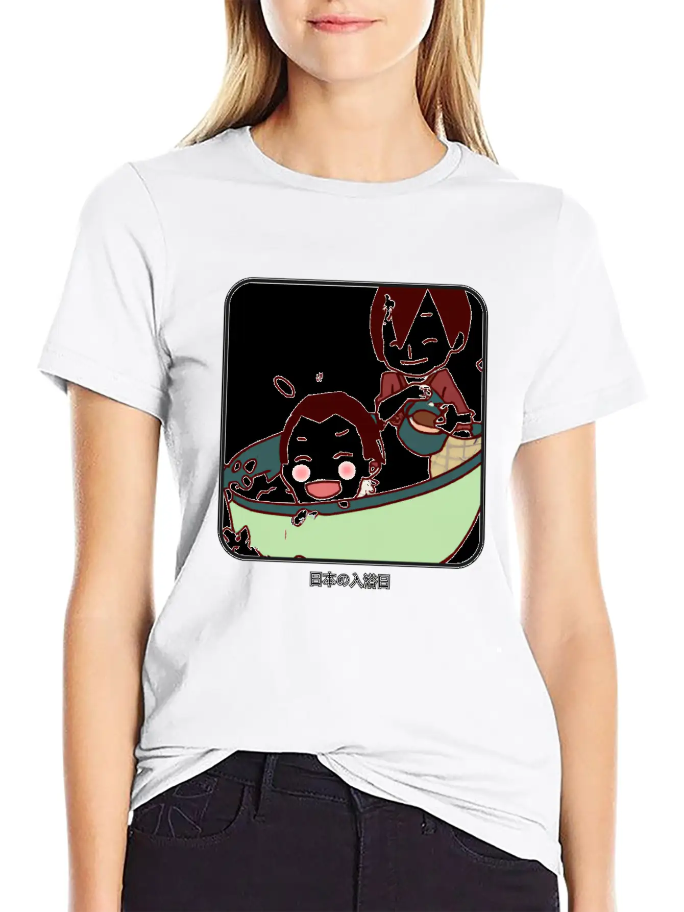 Kid´s Bathing Day In Japan Unisex Casual T-Shirt – Clean Design For Daily Comfort