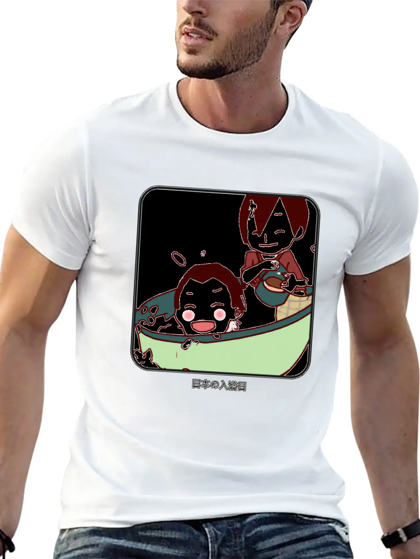 Kid´s Bathing Day In Japan Unisex Casual T-Shirt – Clean Design For Daily Comfort