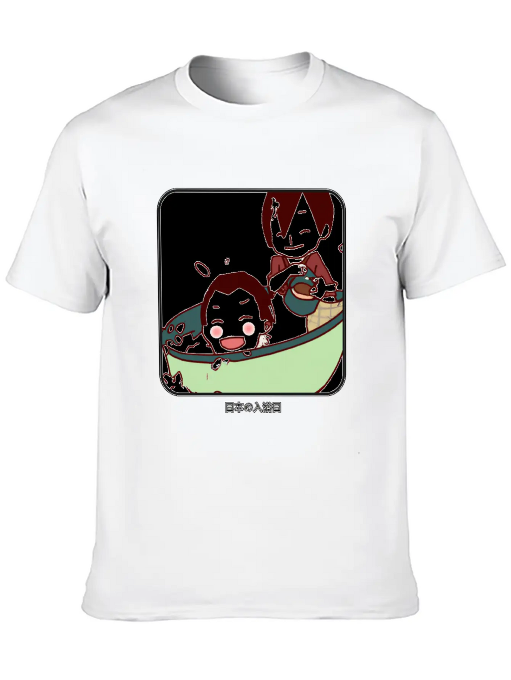 Kid´s Bathing Day In Japan Unisex Casual T-Shirt – Clean Design For Daily Comfort