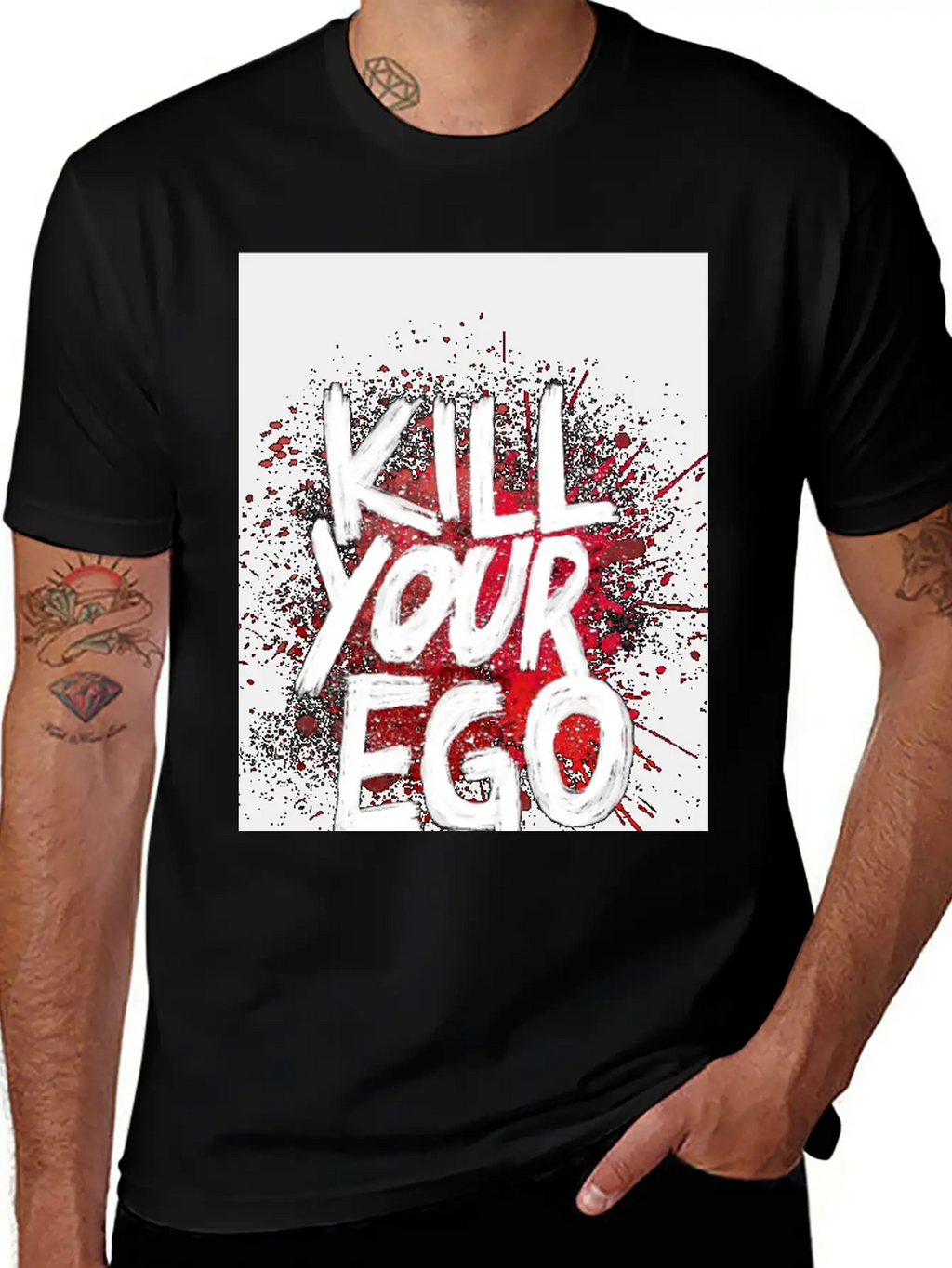 Kill Your Ego - Poster Unisex Casual T-Shirt – Clean Design For Daily Comfort