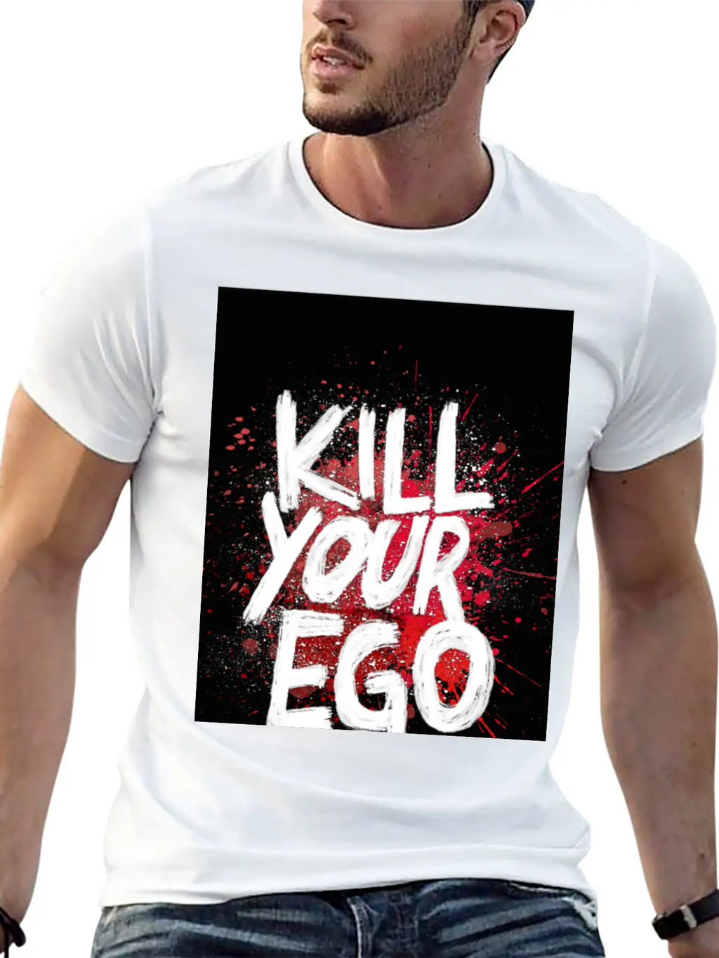 Kill Your Ego - Poster Unisex Casual T-Shirt – Clean Design For Daily Comfort