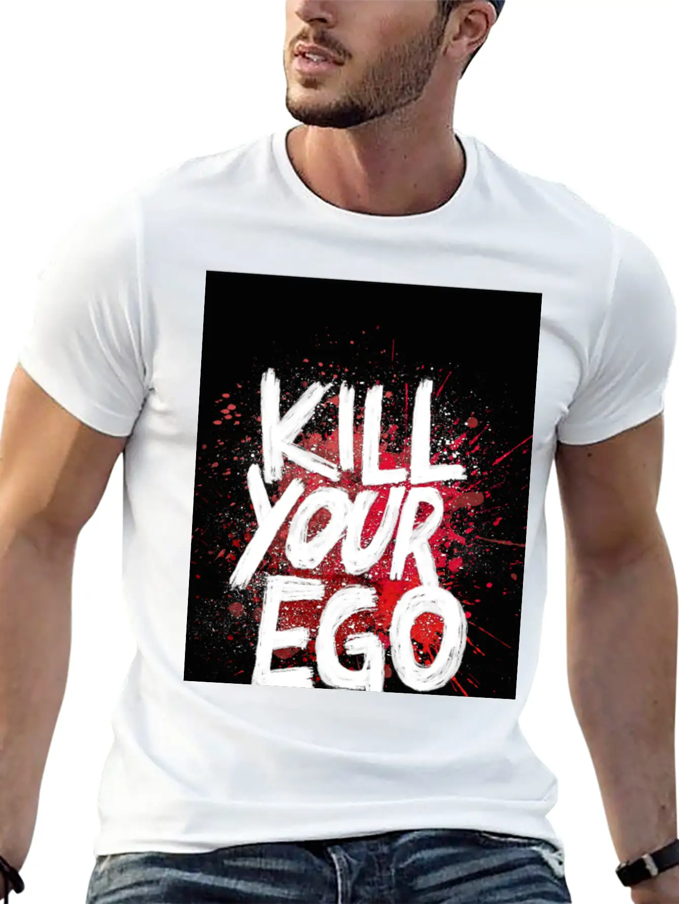 Kill Your Ego - Poster Unisex Casual T-Shirt – Clean Design For Daily Comfort