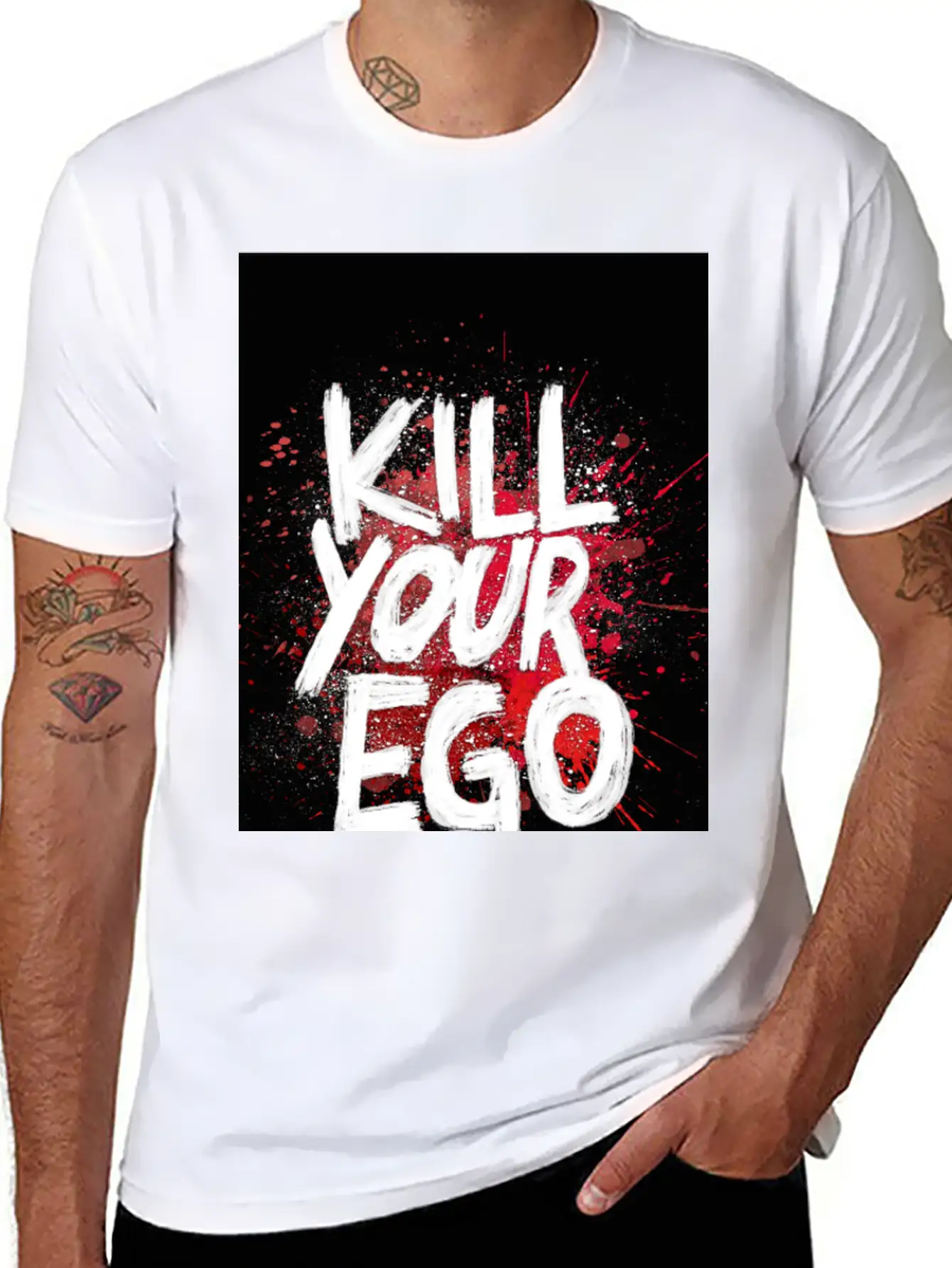 Kill Your Ego - Poster Unisex Casual T-Shirt – Clean Design For Daily Comfort