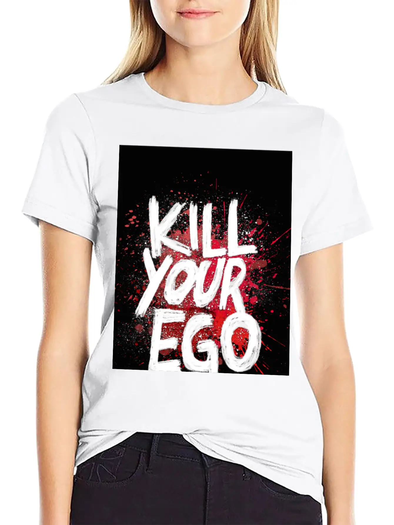 Kill Your Ego - Poster Unisex Casual T-Shirt – Clean Design For Daily Comfort