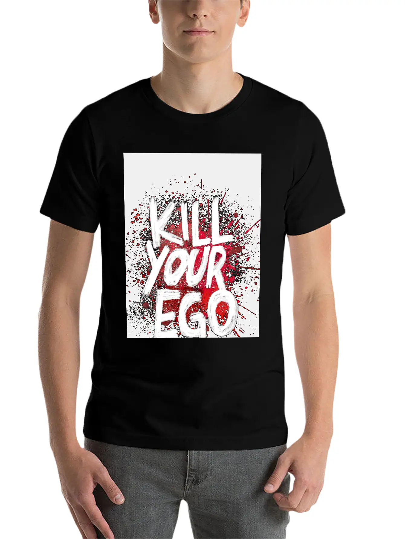 Kill Your Ego - Poster Unisex Casual T-Shirt – Clean Design For Daily Comfort