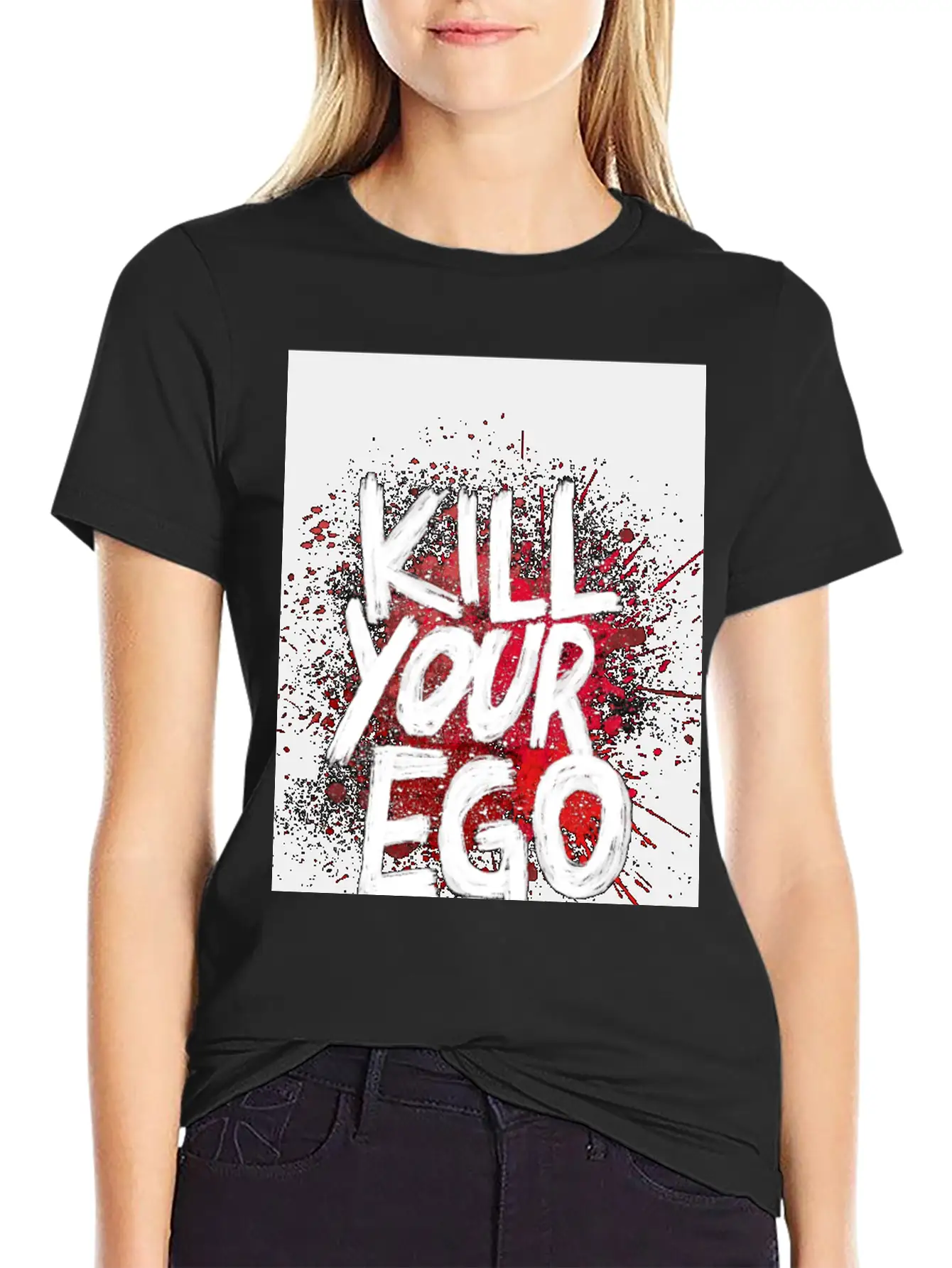 Kill Your Ego - Poster Unisex Casual T-Shirt – Clean Design For Daily Comfort