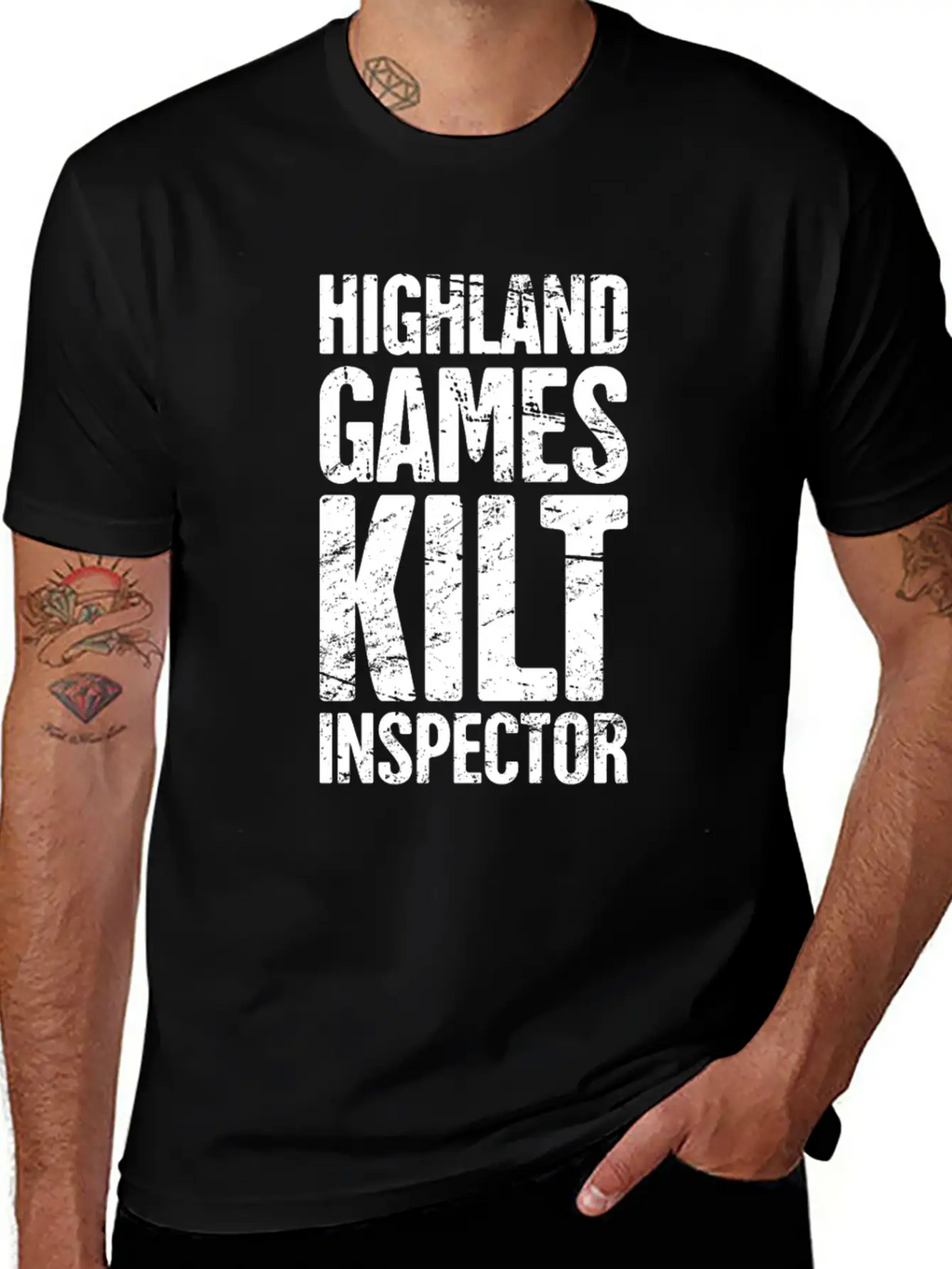 Kilt - Highland Games Scotland Renaissance Unisex Casual T-Shirt – Clean Design For Daily Comfort