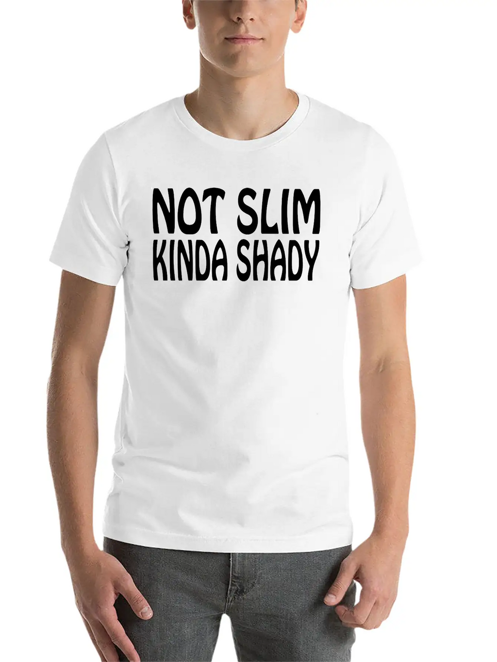 Kinda Shady Unisex Short Sleeve Soft Cotton T-Shirt – Casual Everyday Wear