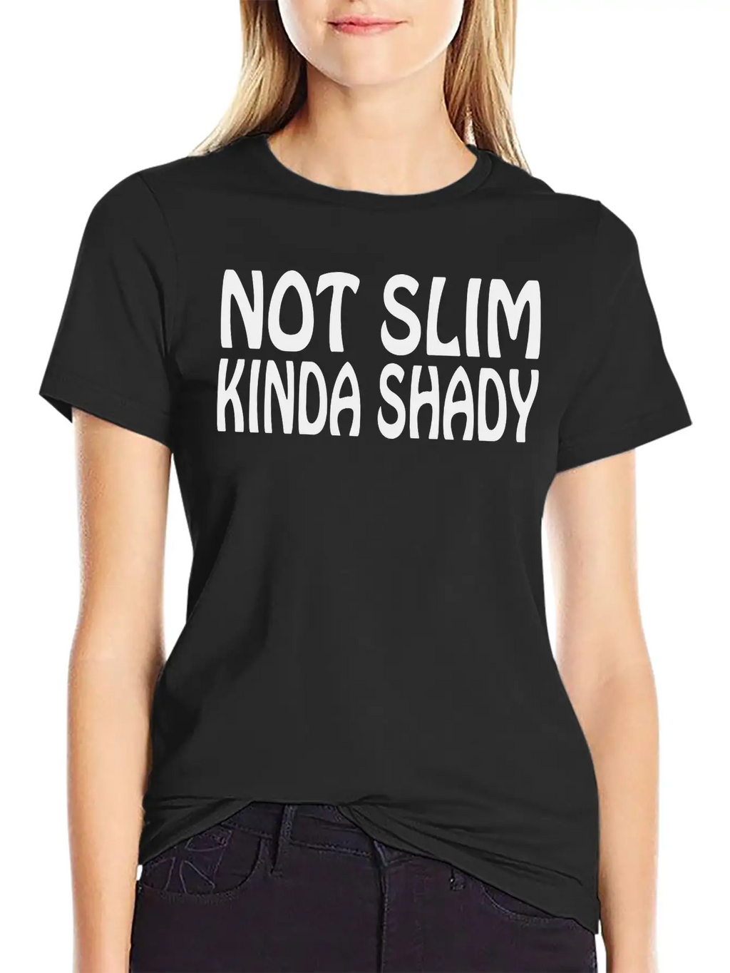 Kinda Shady Unisex Short Sleeve Soft Cotton T-Shirt – Casual Everyday Wear