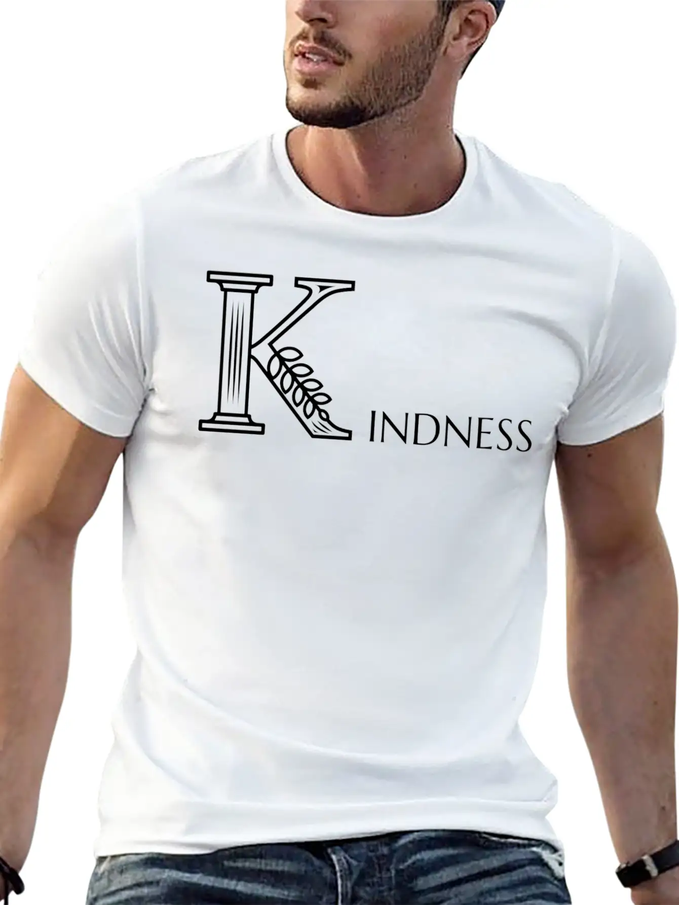 Kindness Casual Graphic T-Shirt – Simple And Comfortable Daily Wear