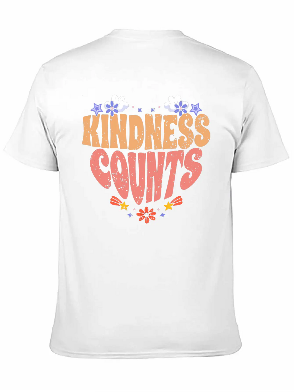 Kindness Counts Motivational Spreading Kindness To Stylish Everyday T-Shirt – Unisex Basic Cotton Tee