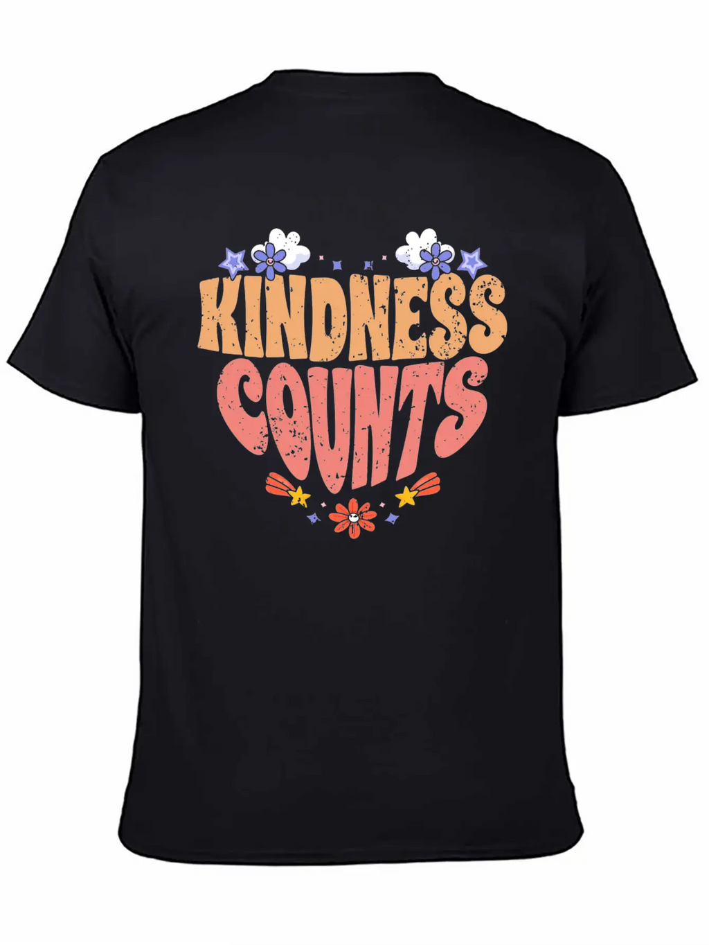 Kindness Counts Motivational Spreading Kindness To Stylish Everyday T-Shirt – Unisex Basic Cotton Tee