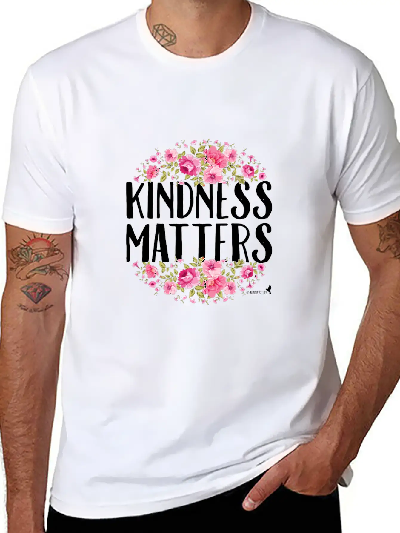 Kindness Design For Love Unity Compassion Unisex Casual T-Shirt – Clean Design For Daily Comfort