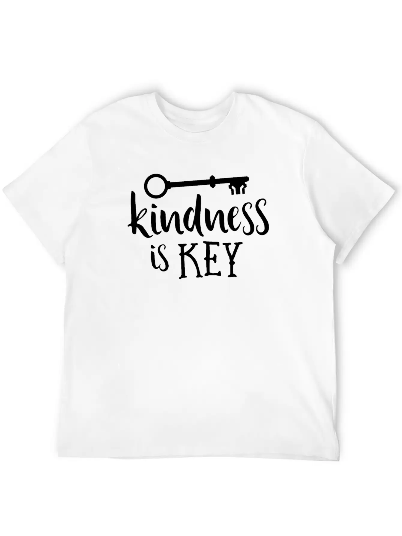 Kindness Is Key TShirt Teacher School Pun Kind Classic Fit Graphic Tee For Daily Comfort – Unisex Cotton Shirt