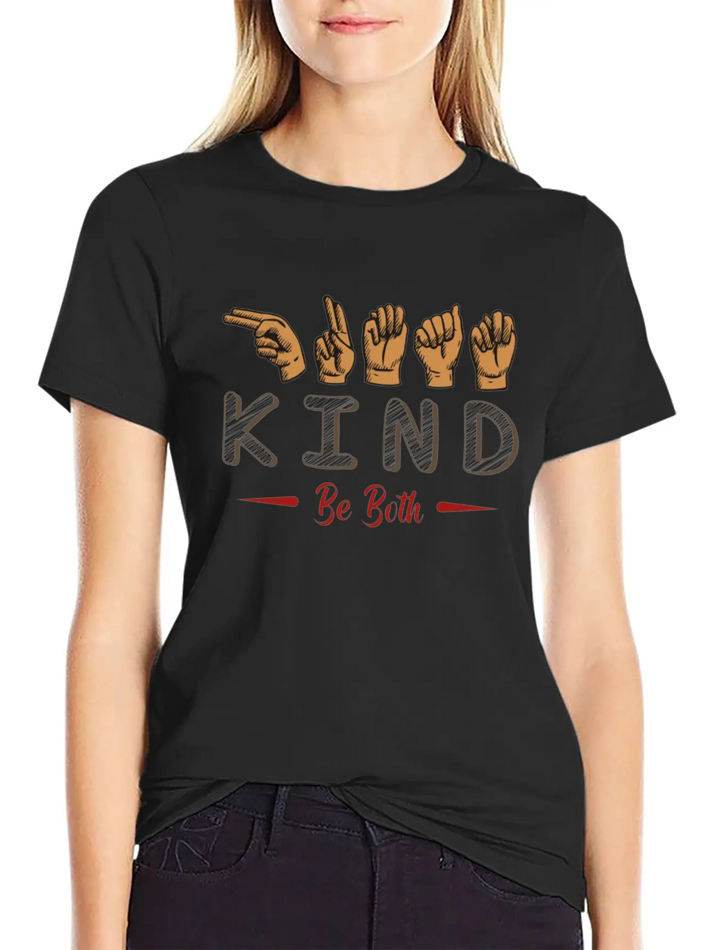 Kindness, Kindness Anti Bullying, Gesture Stylish Everyday T-Shirt – Unisex Basic Cotton Tee