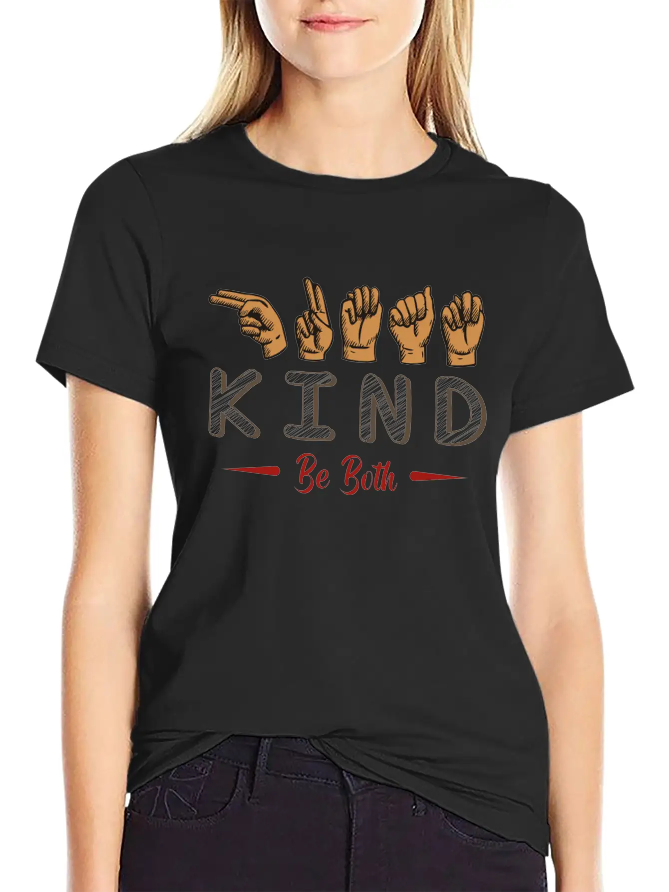 Kindness, Kindness Anti Bullying, Gesture Stylish Everyday T-Shirt – Unisex Basic Cotton Tee