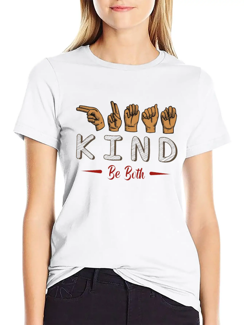 Kindness, Kindness Anti Bullying, Gesture Stylish Everyday T-Shirt – Unisex Basic Cotton Tee