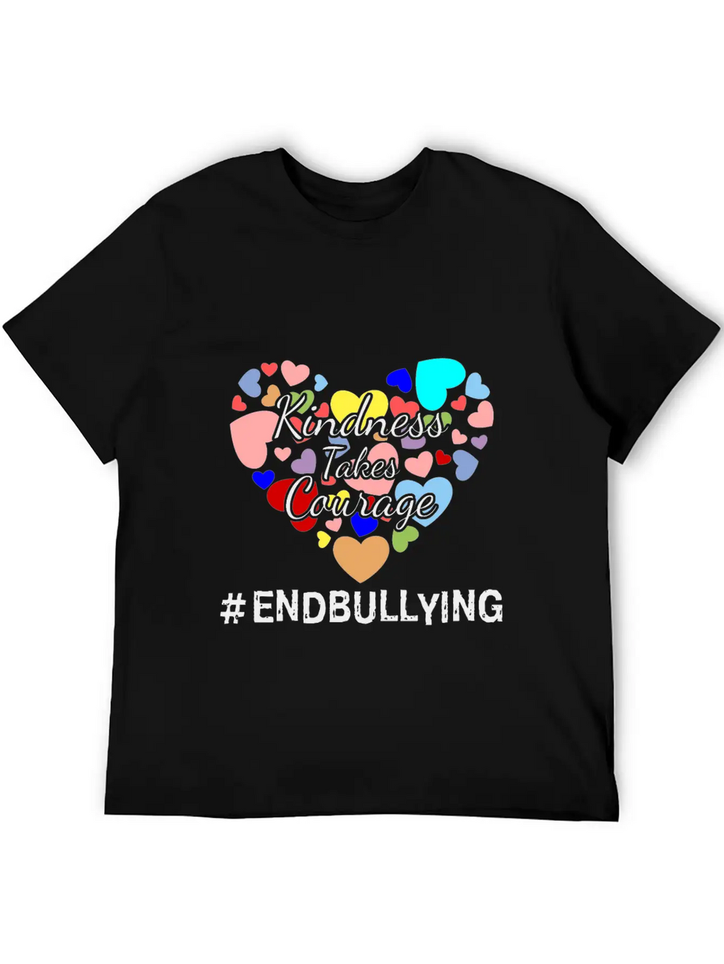 Kindness Takes Courage Anti-bullying Unity Day Tee Essential Cotton Tee For Daily Outfits – Unisex Style