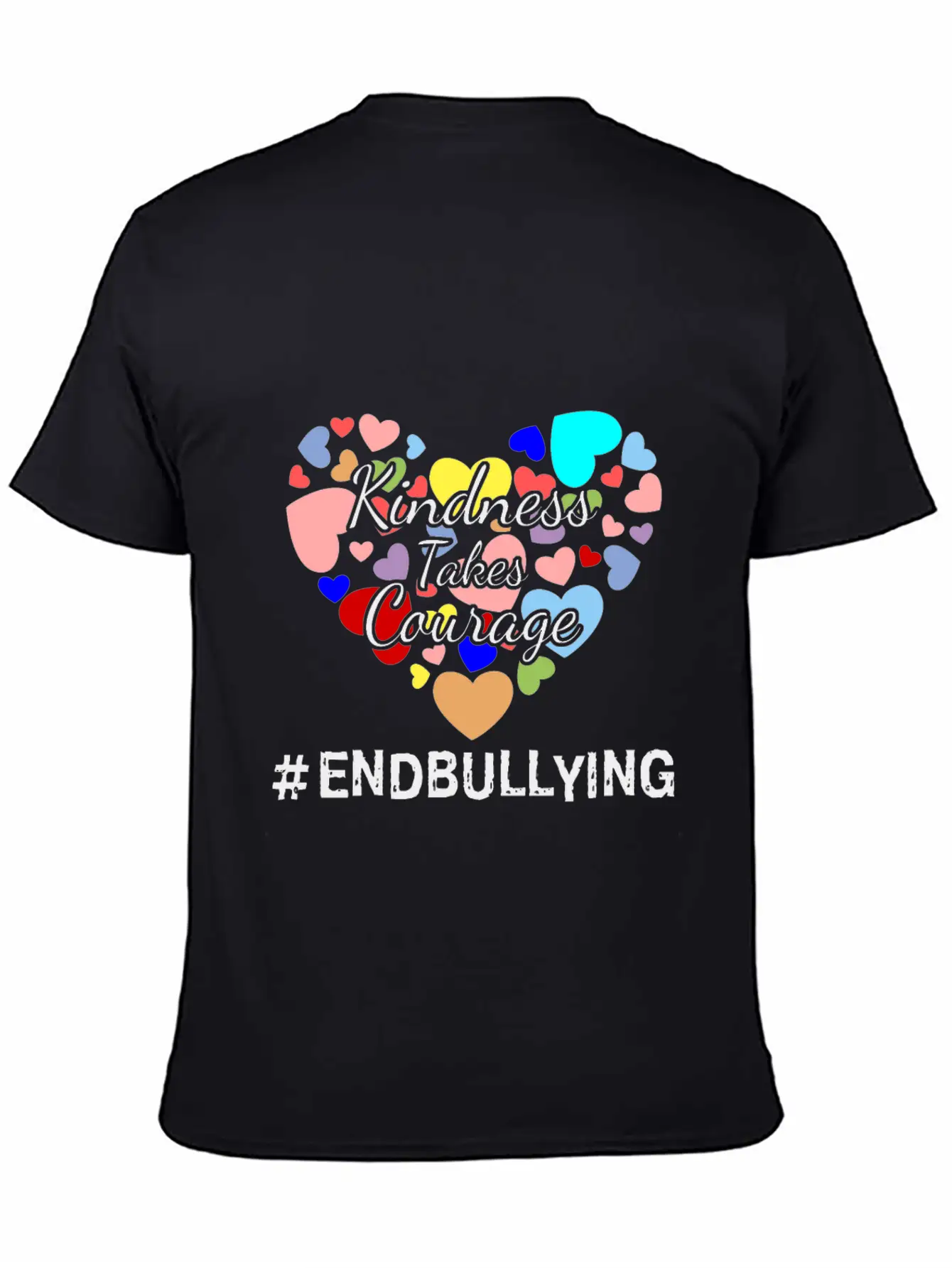Kindness Takes Courage Anti-bullying Unity Day Tee Essential Cotton Tee For Daily Outfits – Unisex Style